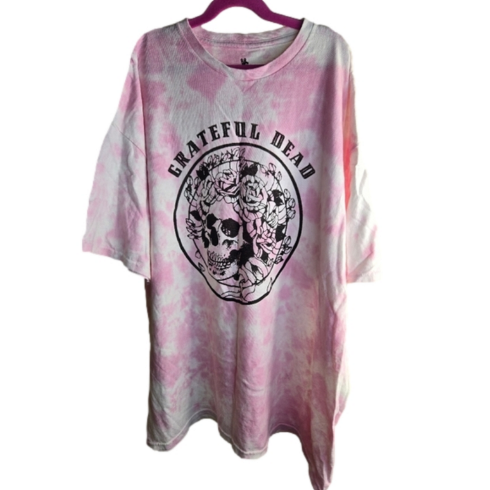 Grateful Dead Tshiet NWOT Pink/White Unisex XL